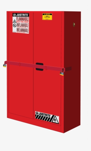 High Security Flammables Safety Cabinet W/steel Bar, - Refrigerator