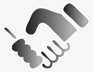 Co-ordinated Customer Service - People Shaking Hands Icon
