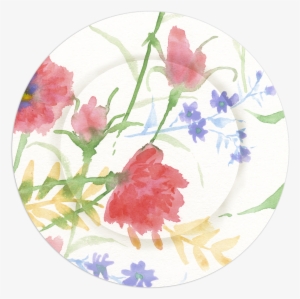 Ff1664 Watercolor Summer Garden - Peony