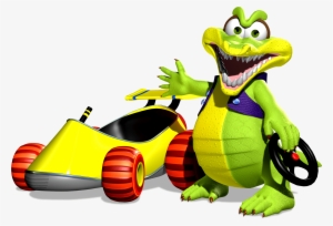Krunch And His Car In Diddy Kong Racing Ds - Kremlings Donkey Kong