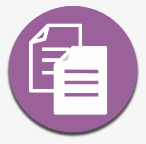 Documents - Document Icon Purple