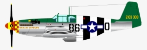 This Free Icons Png Design Of P-51b Fighter