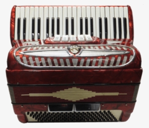 Castiglione Red 120 Bass Accordion - Accordion