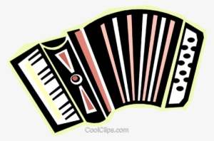 Accordion Royalty Free Vector Clip Art Illustration - Transparent Accordion Clipart