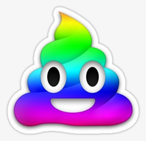 Emoji Stickers, Unicorn Stickers, Unicorn Emoji, Cool - Rainbow Poop Emoji Printable