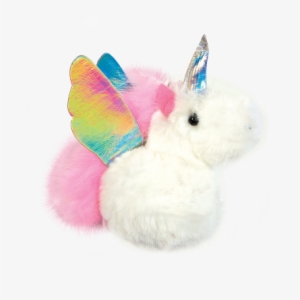 Picture Of Unicorn Furry Pom-pom Clip - Unicorn