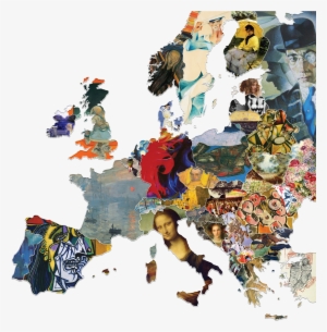 Map Of Europe Art