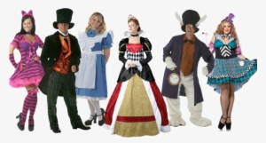 Halloween Costume Png Transparent Background - Alice In Wonderland All Costumes