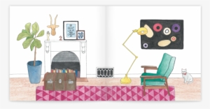 Various Illustration Spreads Focusing On Several Different - Cartoon