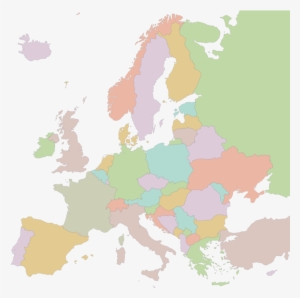Map Of Europe - Europe Map Transparent