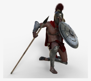 Soldier, Sparta, Antique, Man, Fighter, Warrior, Spear - Spear Fighter