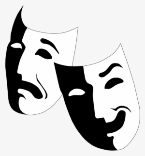 Broadway Clipart Drama Faces - Drama Logo