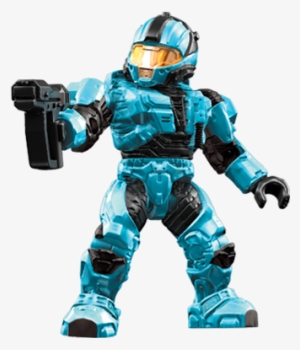 Cyan Spartan - Halo Mega Bloks Cqb Spartan
