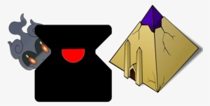 Marshadow Being Scared Of Pyramids - Illustration