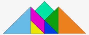 Tangram Mountains Or Pyramids - Tangram Mountain