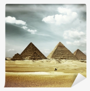Egypt Pyramids Camel Nature 32x24 Print Poster