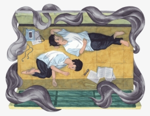 Days Of Summer Past, Watercolour Ink Coloured Pencil - Visual Arts