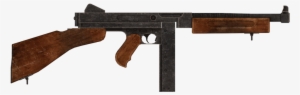 45 Auto Submachine Gun - M1a1 Thompson Side View