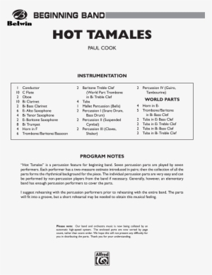 Hot Tamales Thumbnail Hot Tamales Thumbnail Hot Tamales - Parade Of The Wooden Soldiers Sheet Music Flute