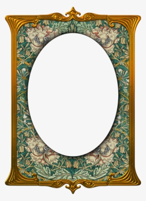 Vintage Floral Pattern Picture Frame Png Trans Back - Christ Came To Church - Audiobook