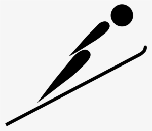 Open - Ski Jumping Olympic Symbol