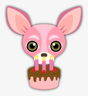 Pink Valentine's Chihuahua Emoji Stickers On The App - Chihuahua Emoji