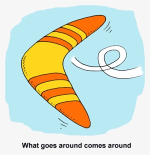Boomerang Clipart - Goes Around Comes Around Clipart