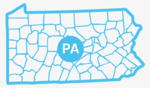 Boomerang Pennsylvania Blue - County Pa