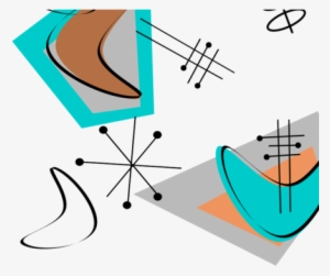 M#century Modern Boomerangs Fabric By Hot4tees Bg@yahoo - Mid Century Boomerang