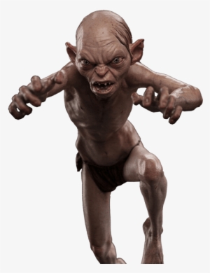 Gollum Png - Hobbit An Unexpected Journey Gollum Enraged Statue