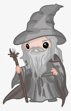 Picture Freeuse Download Gollum Drawing Book - Gandalf Chibi