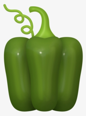 Fruit Clipart, Food Clipart, Garden Clipart, Vegetable - Green Bell Pepper Clipart