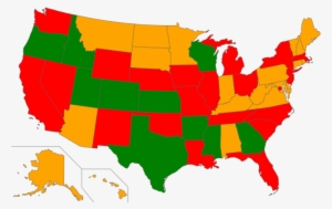 Green Indicates States With Mandatory Campus Carry - States That Allow Corporal Punishment In Schools 2018