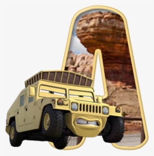 Alfabeto Decorativo - Alfabeto - Carros 4 - Png - Completo - Alfabeto Decorativo Cars