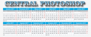 Calendário 2017 Psd,png,cdr E Pdf - Calendario 2018 Para Marca Texto