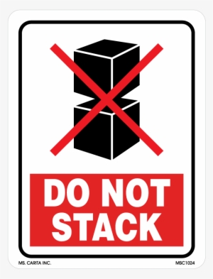 Do Not Stack Labels - Do Not Drop - 1000x1000 PNG Download - PNGkit