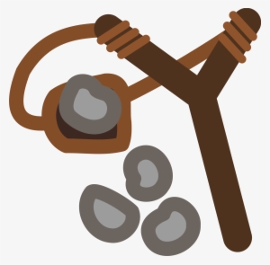 This Free Icons Png Design Of Slingshot With Stones