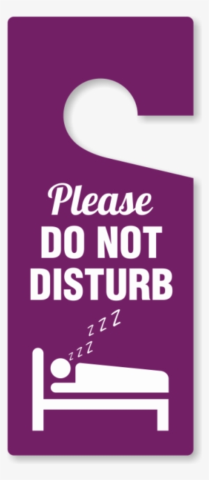 Please Do Not Disturb Door Hanging Tag - Do Not Disturb Tag