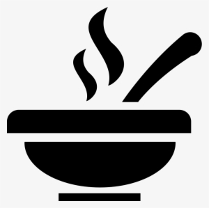 Png File Svg - Soup Vector Png In Black