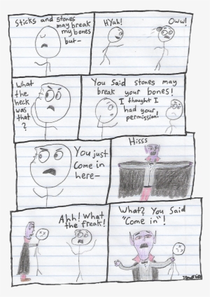 Comic 52- Stakes And Stones - Sketch