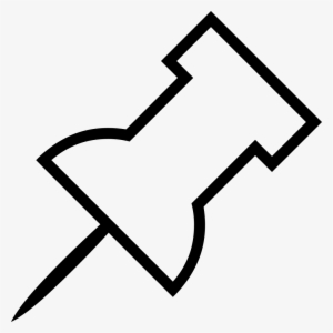 Push Pin - - Pin Png Icon