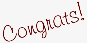 Mcb At Uofg On Twitter - Congrats Text Png