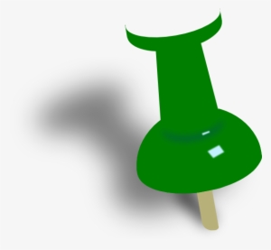 Green Push Pin Clipart Png For Web