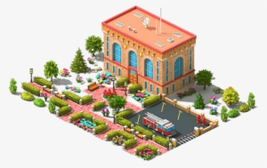 Venice Fire Station L1 - Scale Model