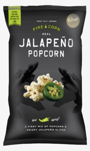 Fire Corn Popcorn, Real Jalapeno - 4 Oz