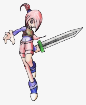 Computer Icons Line Art Drawing Cartoon Steam Trading - Clipart Warrior Girl