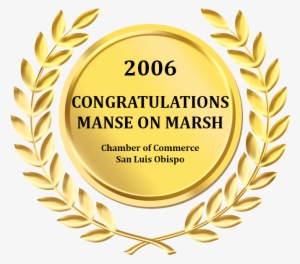 Congrats - Gold Laurel Leaf Badge