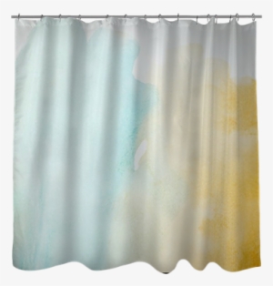 Color Strokes Watercolor Painting Art Shower Curtain - Curtain