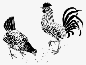 Animals, Tribal, Cartoon, Farm, Rooster, Hen, Fighting - Artistic Stencils French Rooster Stencil
