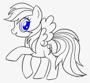 Rainbow Dash Image Drawing - My Little Pony Rainbow Dash Drawing